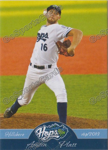 2013 Hillsboro Hops Austin Platt