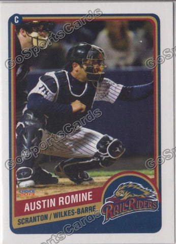 2013 Scranton Wilkes Barre RailRiders Austin Romine