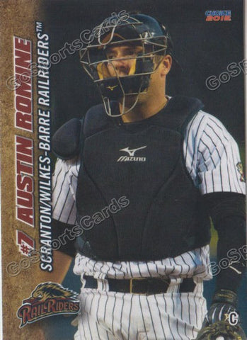 2015 Scranton Wilkes Barre RailRiders Austin Romine