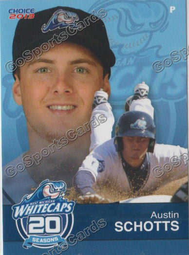 2013 West Michigan Whitecaps Austin Schotts