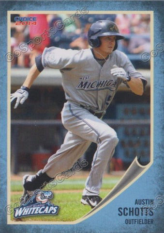 2014 West Michigan Whitecaps Austin Schotts