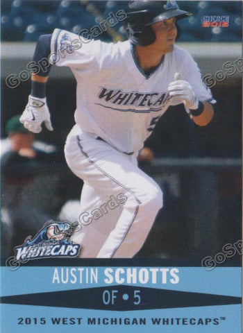 2015 West Michigan Whitecaps Austin Schotts