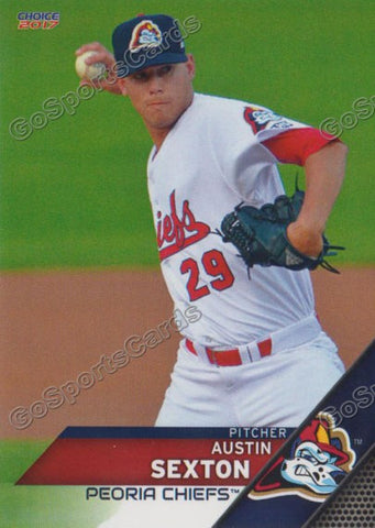 2017 Peoria Chiefs Austin Sexton