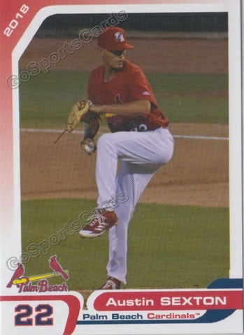2018 Palm Beach Cardinals Austin Sexton