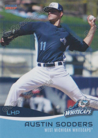 2017 West Michigan Whitecaps Austin Sodders