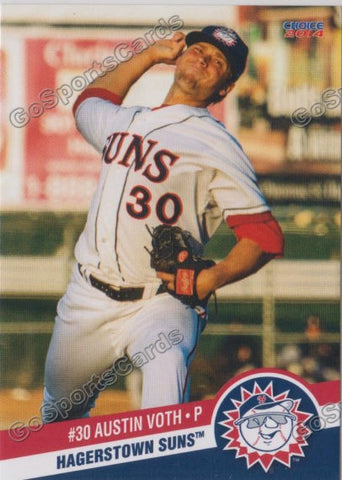 2014 Hagerstown Suns Austin Voth