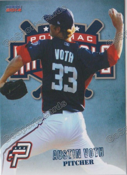 2014 Potomac Nationals Austin Voth