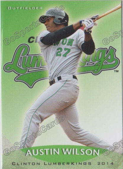 2014 Clinton LumberKings Austin Wilson