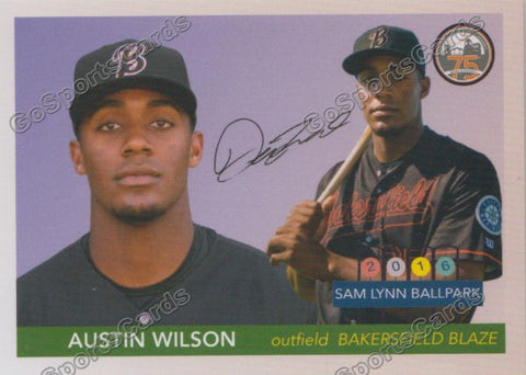 2016 Bakersfield Blaze Austin Wilson