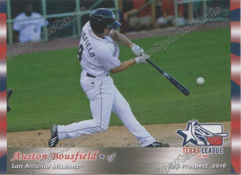 2016 Texas League Top Prospect Auston Bousfield