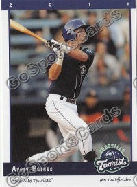 2011 Asheville Tourists Avery Barnes