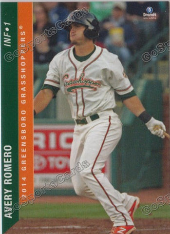 2014 Greensboro Grasshoppers Avery Romero