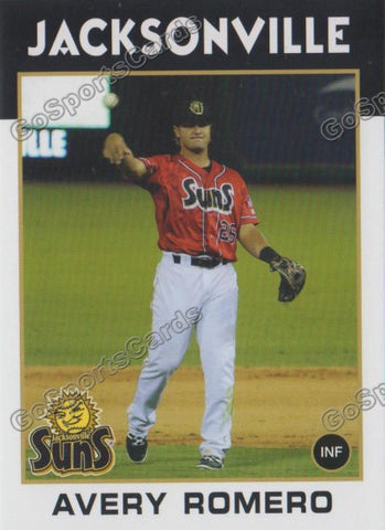 2016 Jacksonville Suns Avery Romero