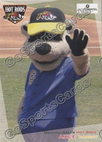 2012 Bowling Green Hot Rods Axle Mascot