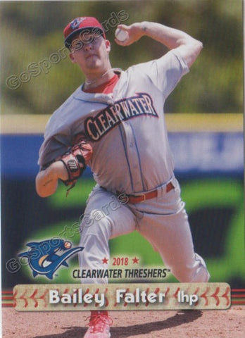 2018 Clearwater Threshers Bailey Falter