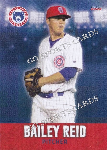 2022 South Bend Cubs Bailey Reid