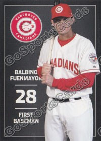 2012 Vancouver Canadians Balbino Fuenmayor