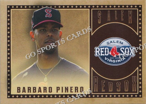 2022 Salem Red Sox Barbaro Pinero