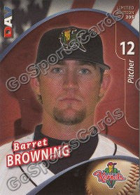 2009 Cedar Rapids Kernels DAV Barret Browning