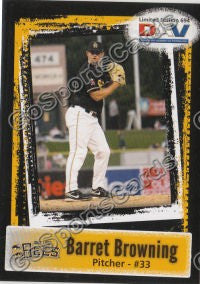 2011 Salt Lake Bees DAV Barret Browning