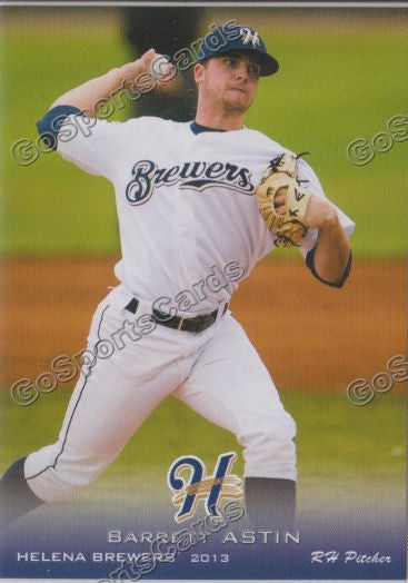 2013 Helena Brewers Barrett Astin