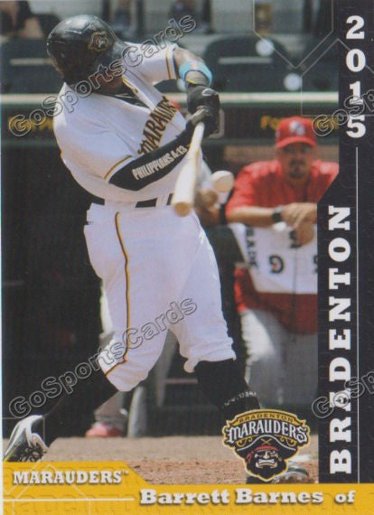 2015 Bradenton Marauders Barrett Barnes