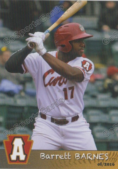 2016 Altoona Curve Barrett Barnes