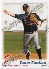 2010 Danville Braves Barrett Kleinknecht