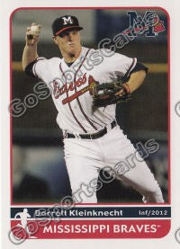 2012 Mississippi Braves Barrett Kleinknecht