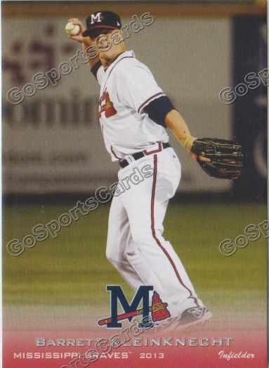2013 Mississippi Braves Barrett Kleinknecht