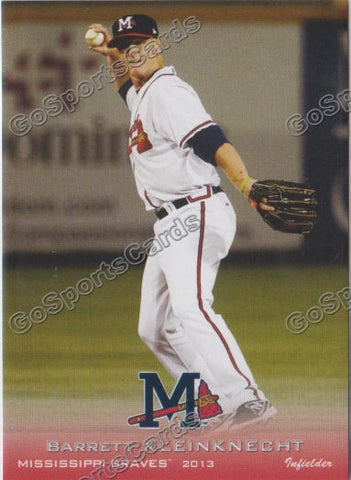 2013 Mississippi Braves Barrett Kleinknecht