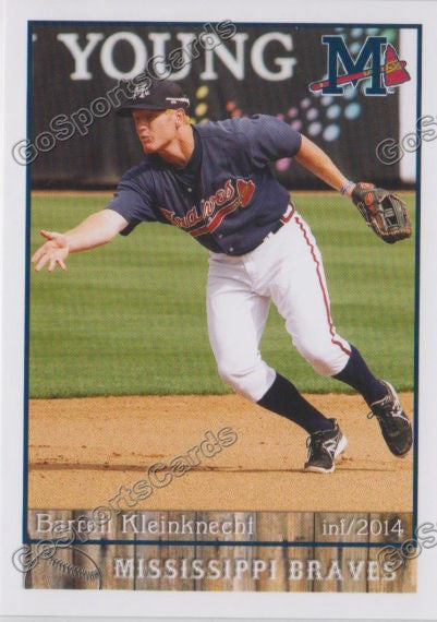 2014 Mississippi Braves Barrett Kleinknecht