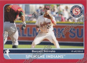 2012 Spokane Indians Barrett Serrato