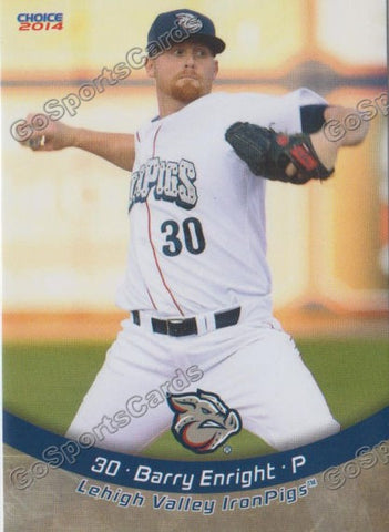 2014 Lehigh Valley IronPigs Barry Enright