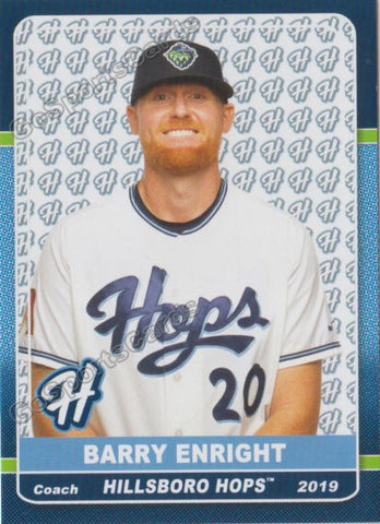 2019 Hillsboro Hops Barry Enright
