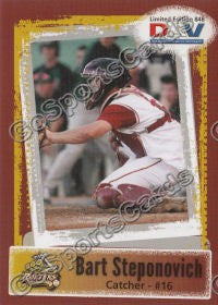 2011 Wisconsin Rapids Rafters DAV Bart Steponovich