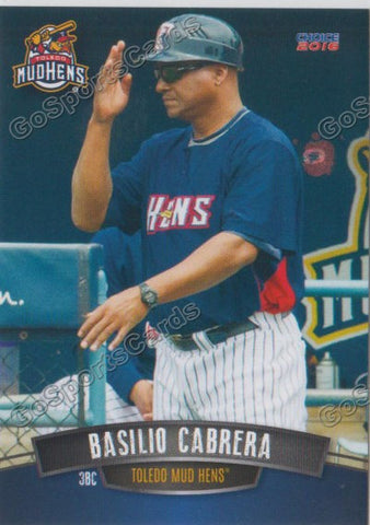 2016 Toledo Mud Hens Basilio Cabrera