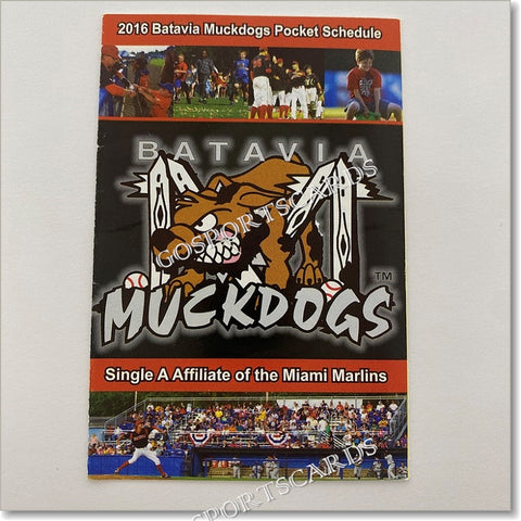 2016 Batavia Muckdogs Pocket Schedule