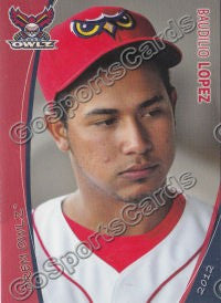 2012 Orem Owlz Baudilio Lopez
