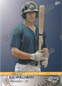 2012 Burlington Bees BA Vollmuth