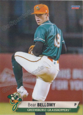 2021 Greensboro Grasshoppers Bear Bellomy