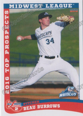 2016 Midwest League Top Prospect Beau Burrows