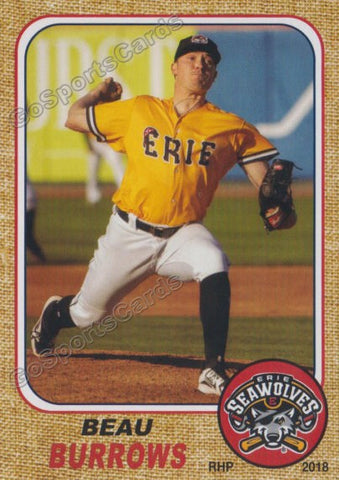 2018 Erie SeaWolves Beau Burrows