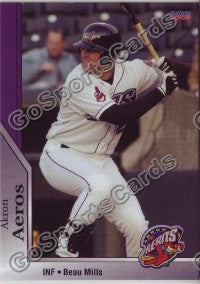 2009 Akron Aeros Beau Mills