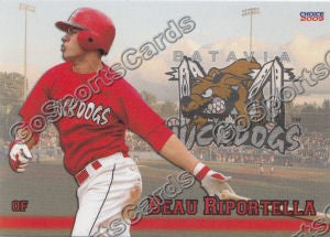 2009 Batavia Muckdogs Beau Riportella