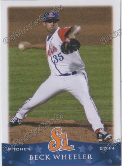 2014 St Lucie Mets Beck Wheeler