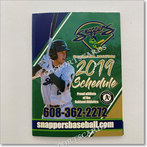 2019 Beloit Snappers Pocket Schedule