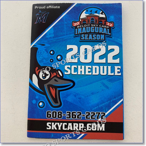 2022 Beloit Sky Carp Pocket Schedule