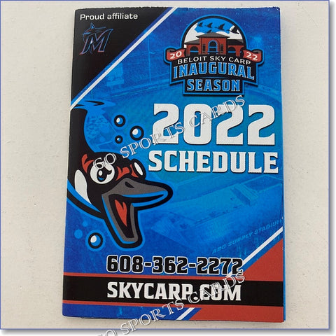 2022 Beloit Sky Carp Pocket Schedule 