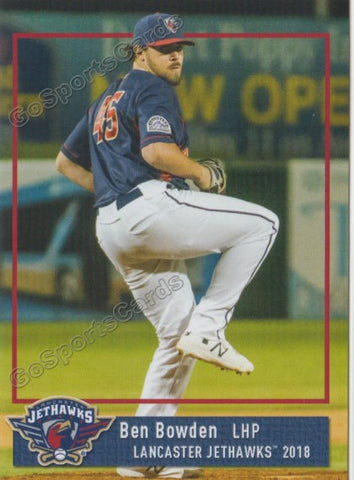 2018 Lancaster Jethawks Ben Bowden